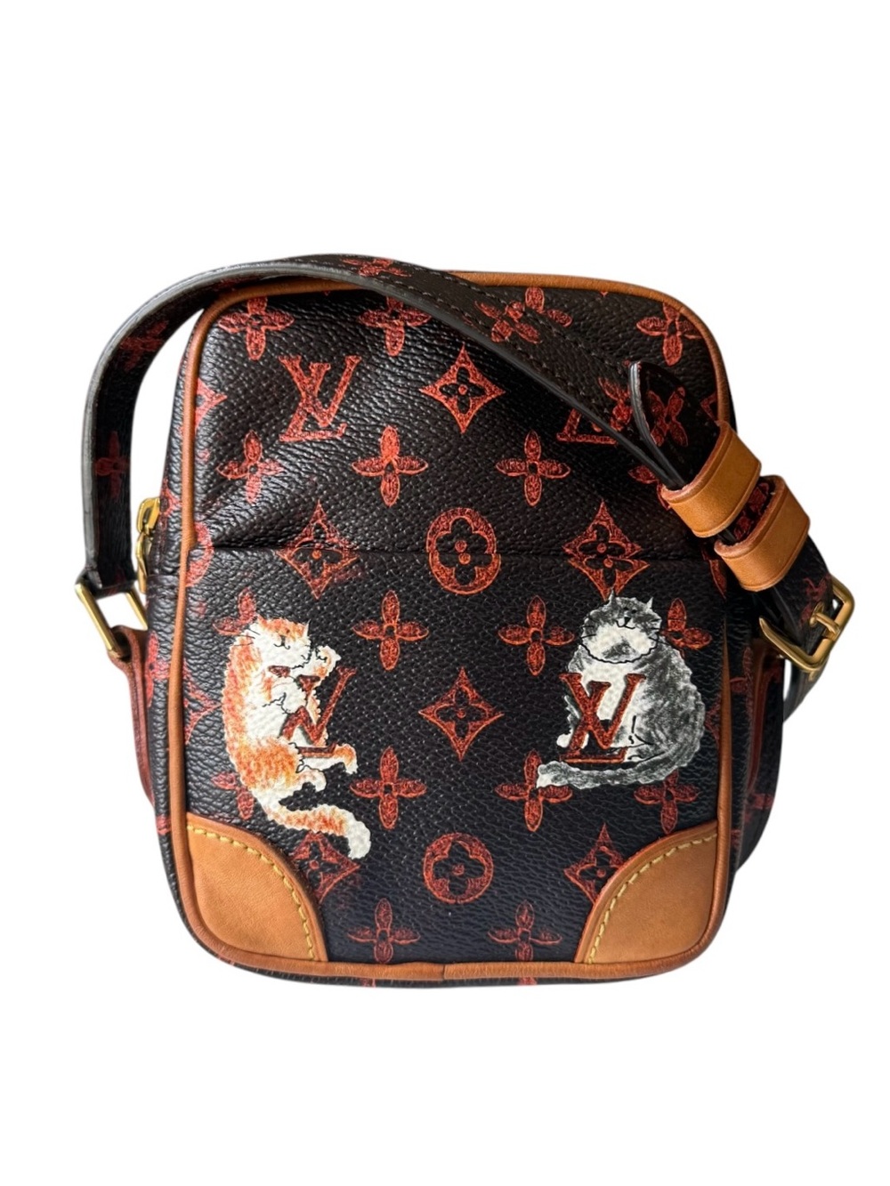 Louis Vuitton Grace Coddington Catogram Paname Mini Crossbody Bag